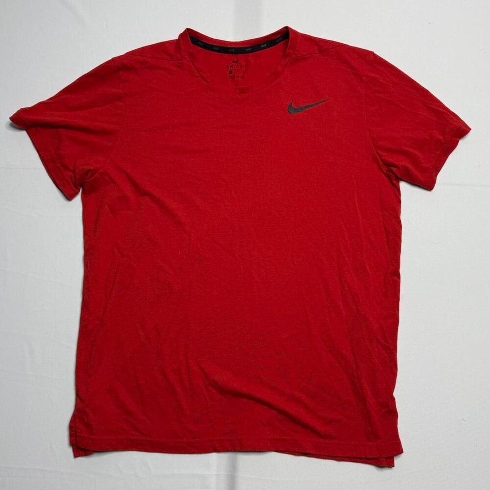 Nike Dri-Fit Red T-Shirt Activewear Size Large
